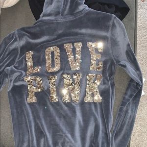 VICTORIAS SECRET PINK ZIP UP